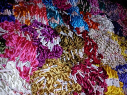 50 Art Silk Stranded Embroidery Skeins 50 diff colors
