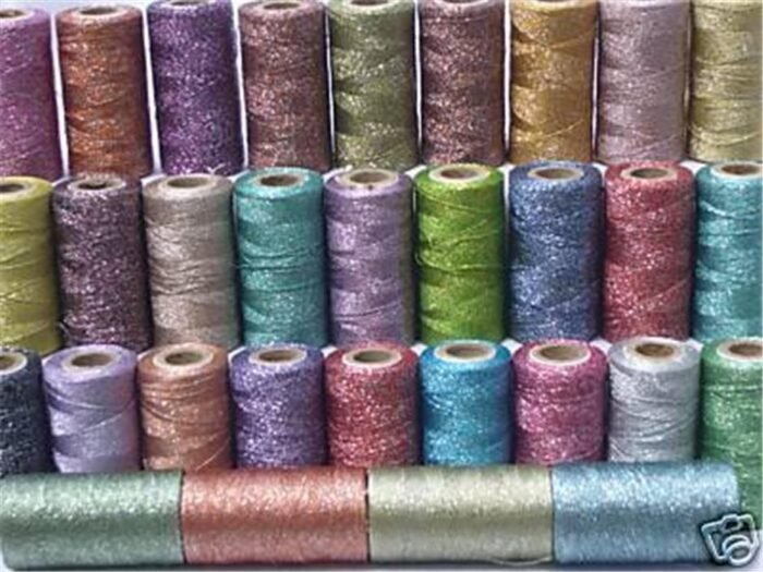 30 Metallic Embriodery Spools, 30 Beautiful Colours