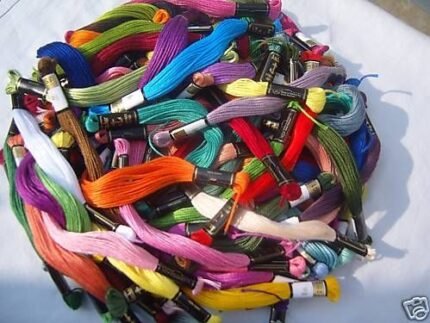 50 New ANCHOR Cross Stitch Floss Thread. 50 diff colrs