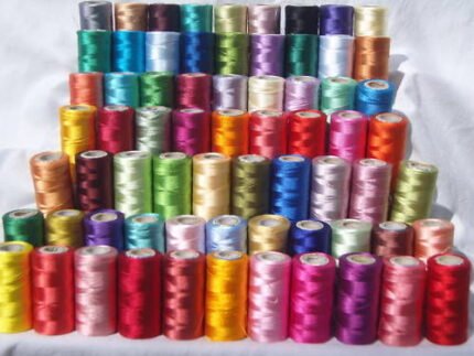 Silk Embroidery Threads Spools for Machines for Brother, Janome & many more