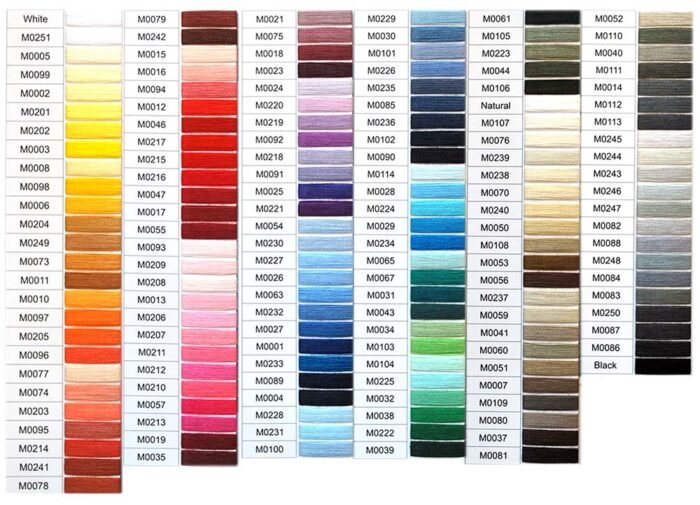 50 x MOON Coats Spun Polyester SEWING & Overlocking THREAD * 1000 Yard CHOOSE ANY COLOURS/QUANTITY FROM SHADES LIST - Image 3