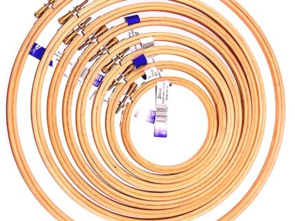 Elbesee Cross Stitch Wooden Embroidery Craft Hoops & Rings Size 4" to 12" UK Product