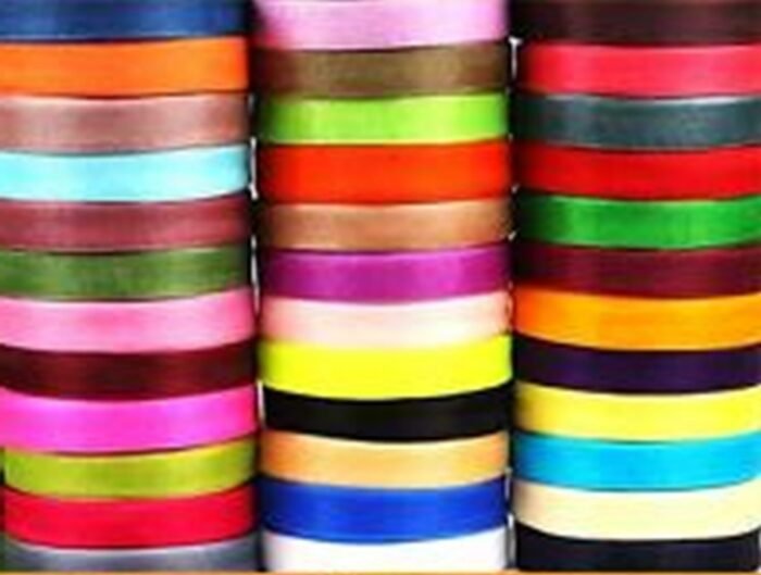 10 Rolls, ORGANZA RIBBON, 50 YARDS Rolls, 10 Different Colours; Size 20MM - Image 2